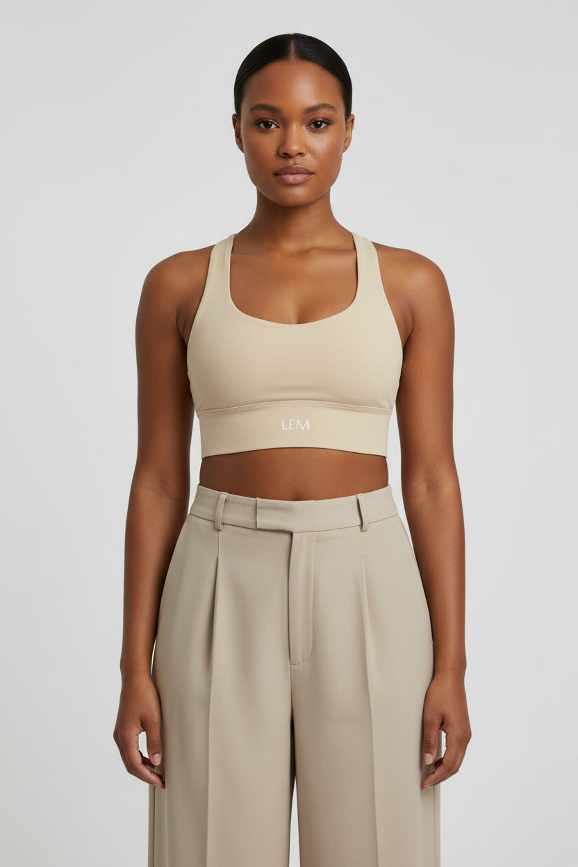 LEM Sand Longline Sports Bra