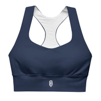LEM Midnight Geo Longline Sports Bra - Modestly Vogue 