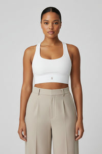 LEM Whisper Grey Longline Sports Bra