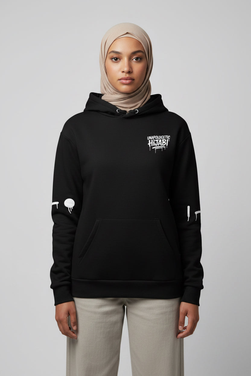 Black Unapologetic Hijabi Unisex Hoodie