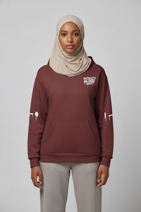 Maroon Unapologetic Hijabi Unisex Hoodie