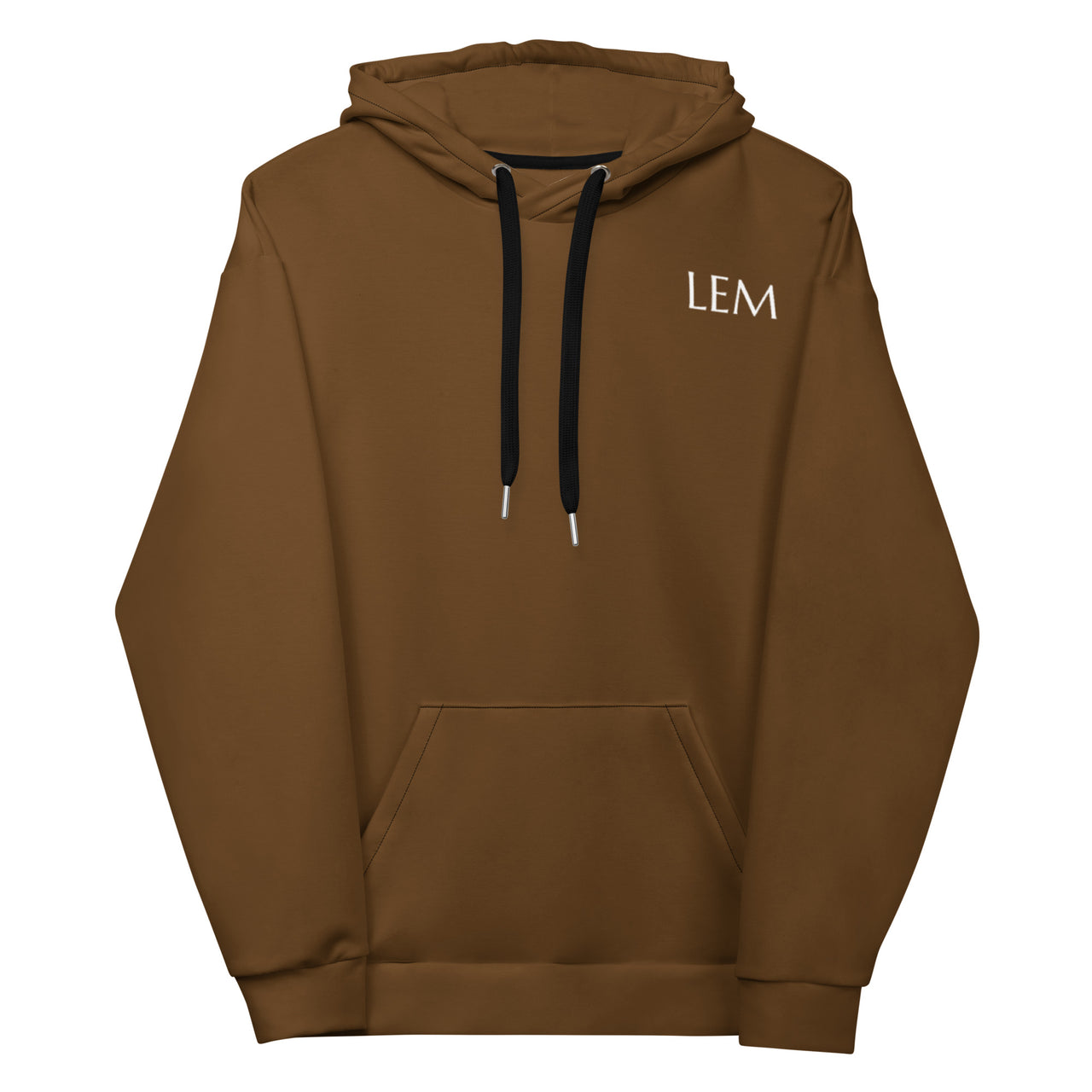 Brown LEM Hoodie - Modestly Vogue 