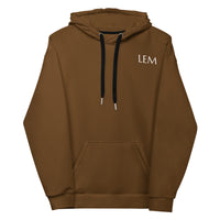 Brown LEM Hoodie - Modestly Vogue 