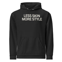 Less Skin More Style Hoodie- Soft Black - Modestly Vogue 