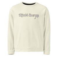 Spoken Energy Cream Logo Sweatshirt - Modestly Vogue 