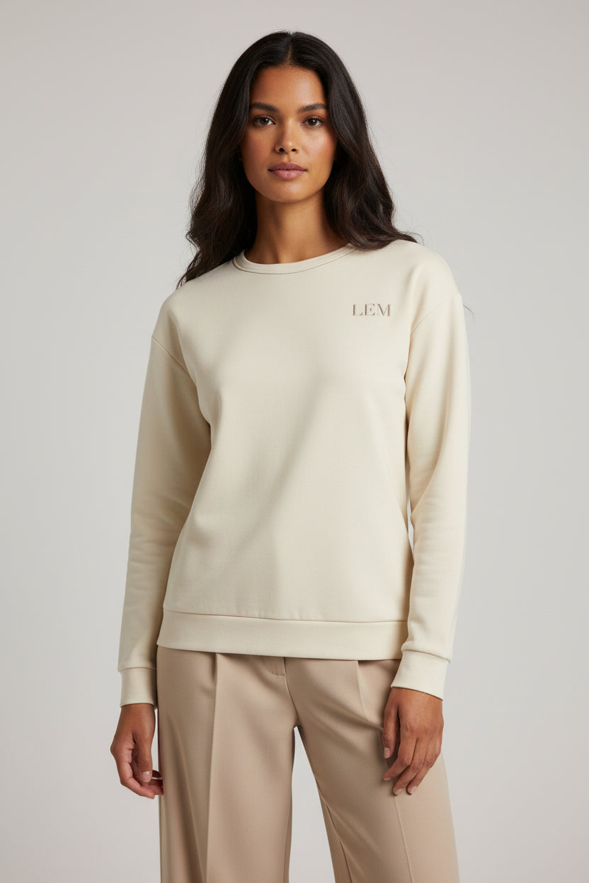 LEM Presence Cream Sweatshirt