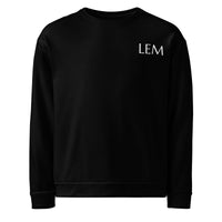 Black Signature LEM Logo Sweatshirt - Modestly Vogue 