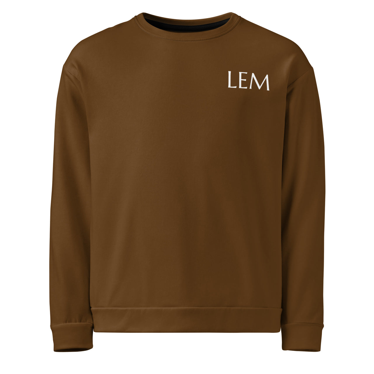 Brown Signature LEM Logo Sweatshirt - Modestly Vogue 
