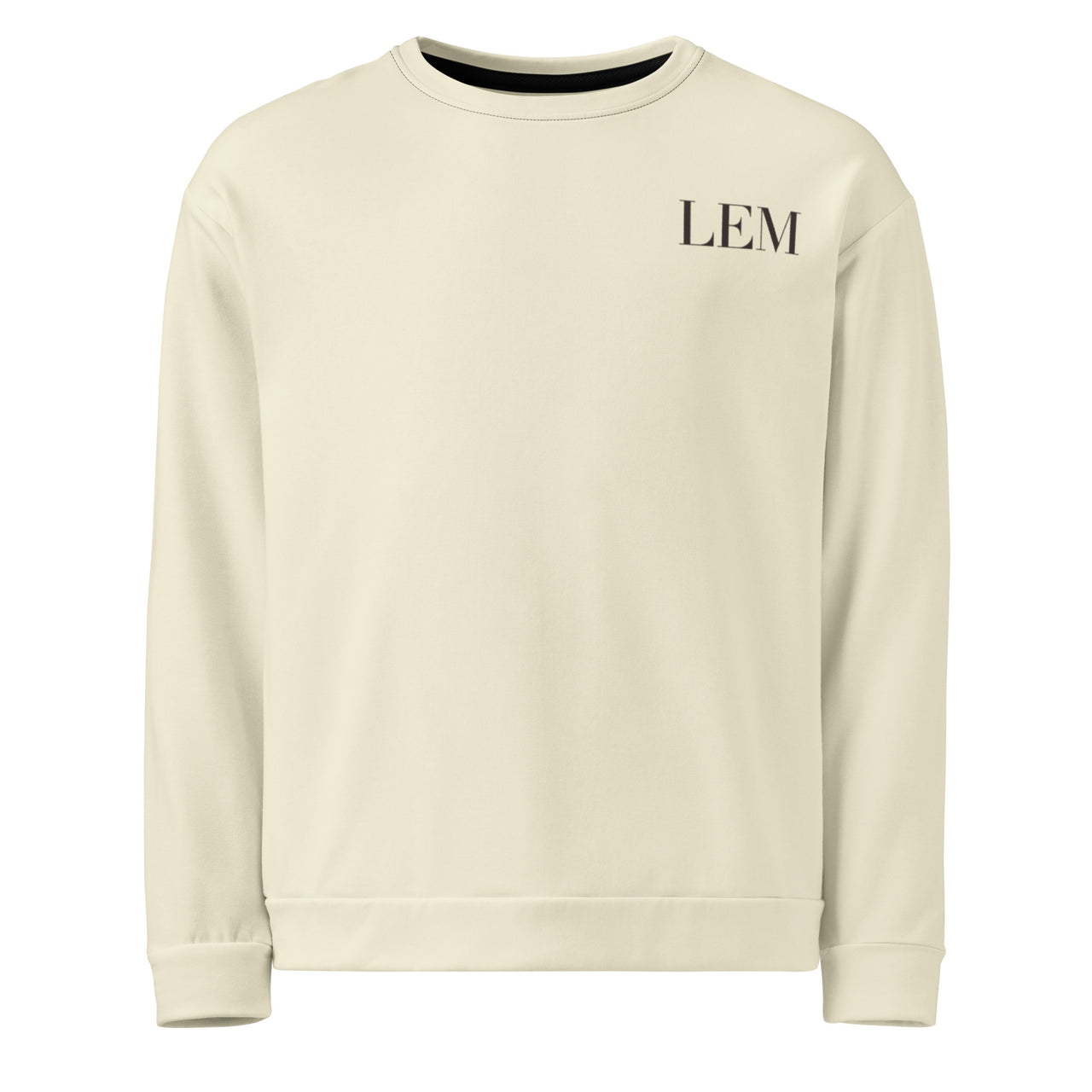 LEM The Label Cream Crew Neck Sweatshirt - Modestly Vogue 
