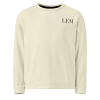 LEM The Label Cream Crew Neck Sweatshirt - Modestly Vogue 