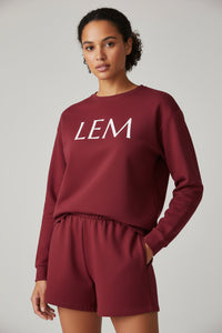LEM Burgundy Core Edit Sweatshirt