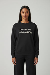 Modest Mindset Black Discipline Sweatshirt - Modestly Vogue 