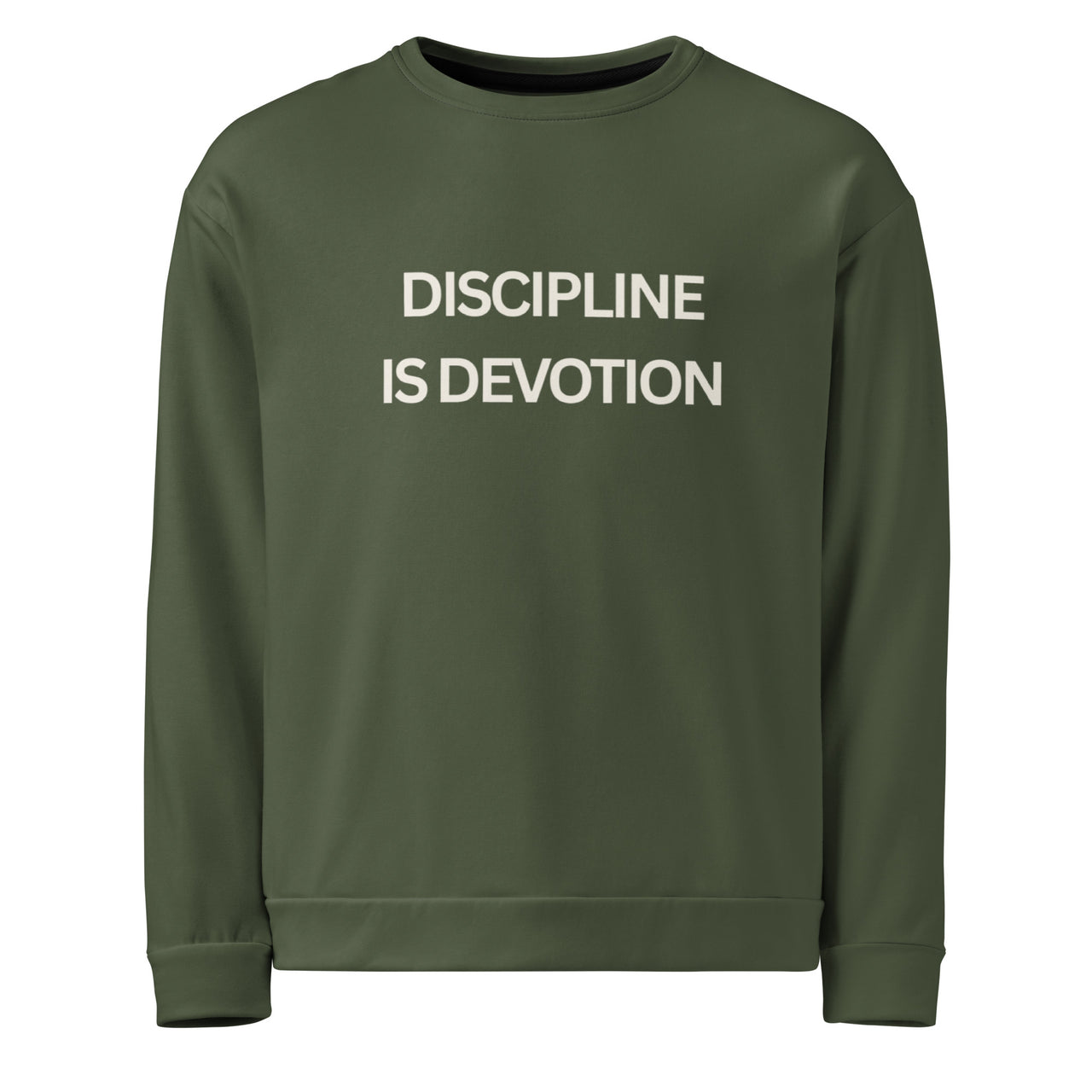 Modest Mindset Olive Discipline Sweatshirt - Modestly Vogue 