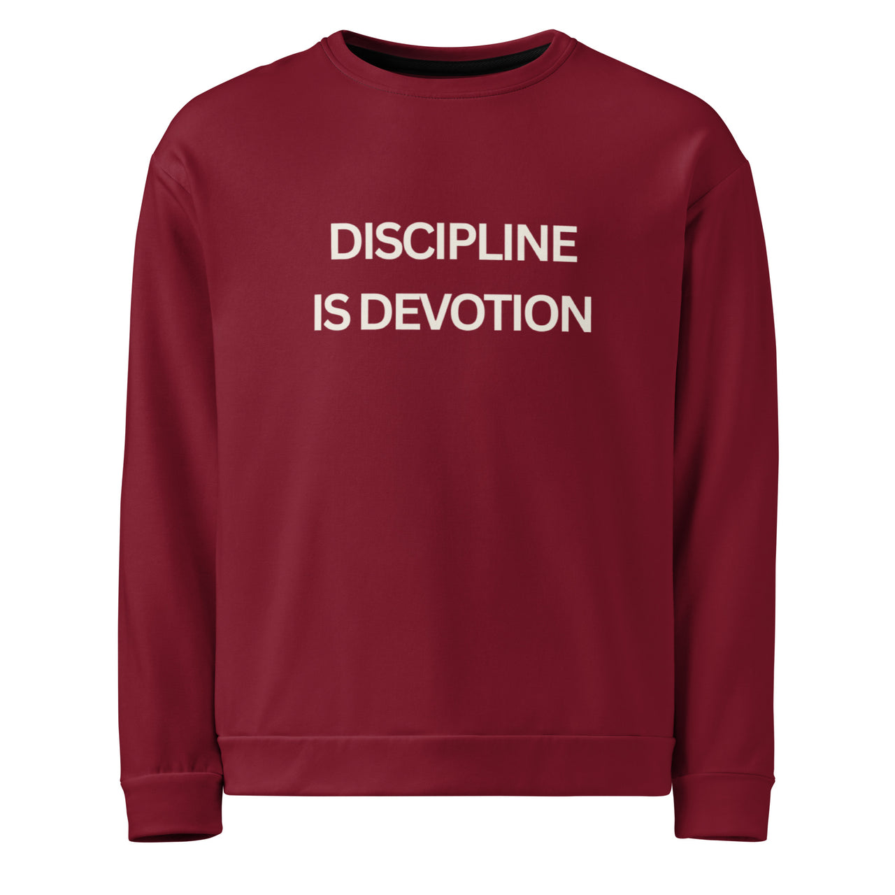 Modest Mindset Burgundy Discipline Sweatshirt - Modestly Vogue 