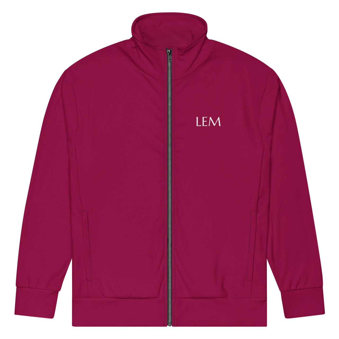Burgundy LEM Track jacket - Modestly Vogue 