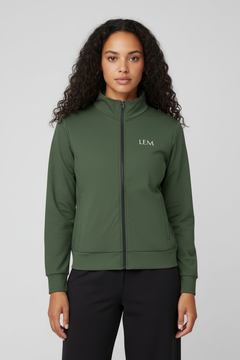 Olive LEM track jacket