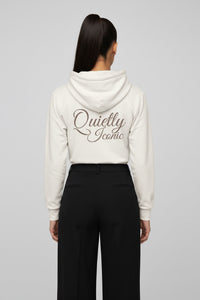 Quietly Iconic Zip Hoodie - Soft Cream - Modestly Vogue 