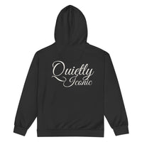 Quietly Iconic Zip Hoodie - Soft Black - Modestly Vogue 