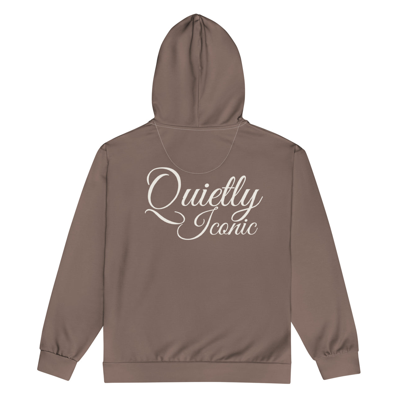 Quietly Iconic Zip Hoodie - Mocha - Modestly Vogue 