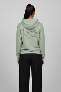 Quietly Iconic Zip Hoodie - Calm Sage - Modestly Vogue 
