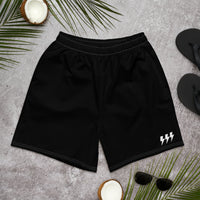 Black Quiet Energy™  Athletic Long Shorts - Modestly Vogue 
