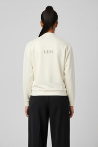 LEM Presence Cream Bomber Jacket