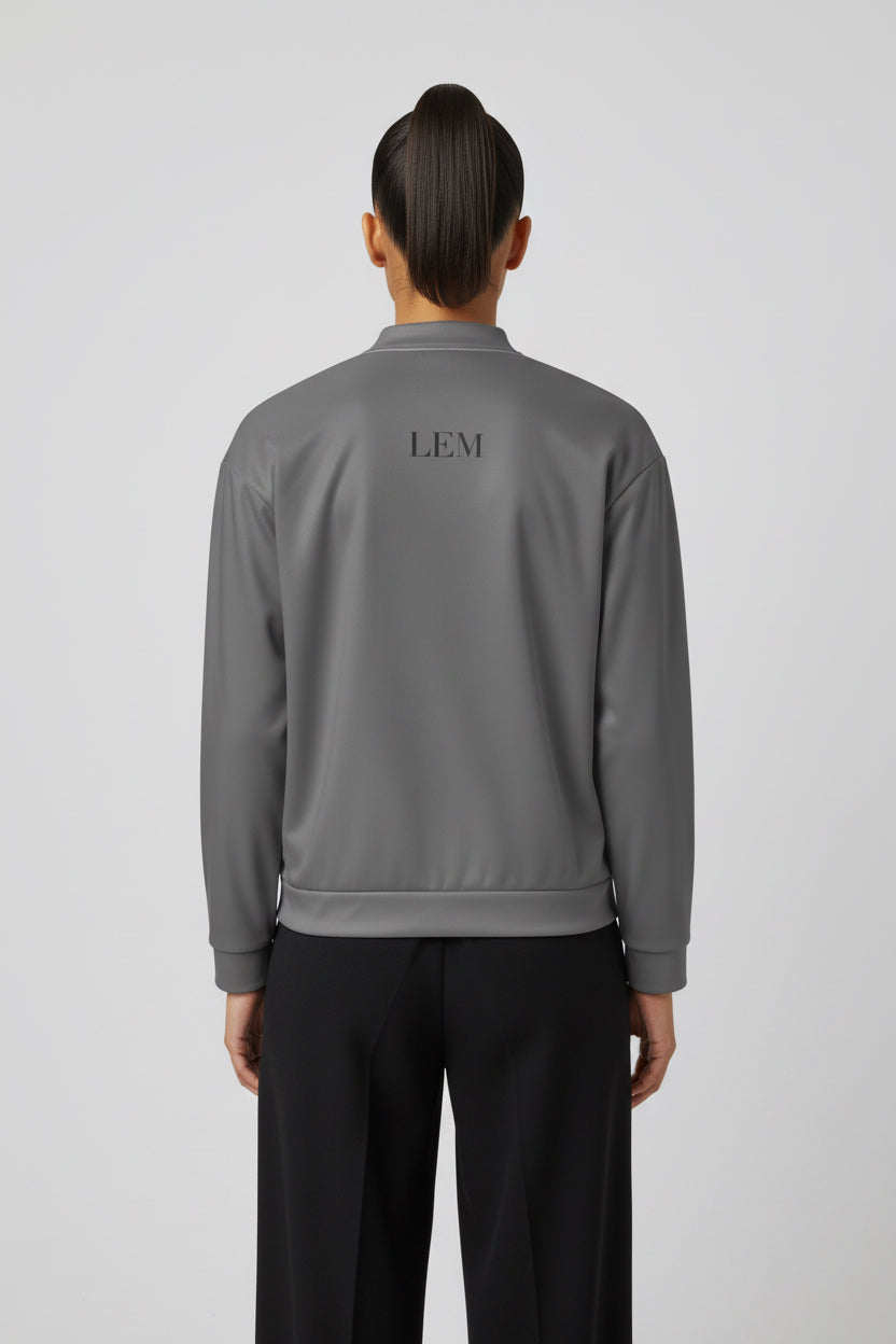 LEM Presence Grey Bomber Jacket