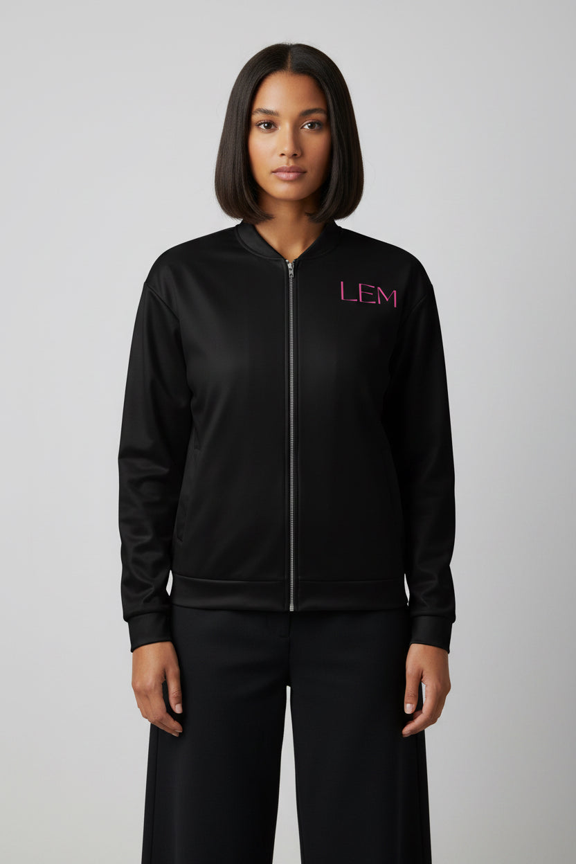 Black LEM Bomber Jacket