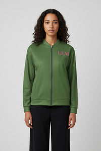 Olive LEM Core Edit Bomber Jacket