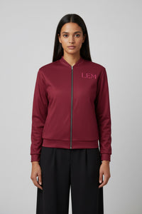 LEM Bordeaux Core Edit Bomber Jacket