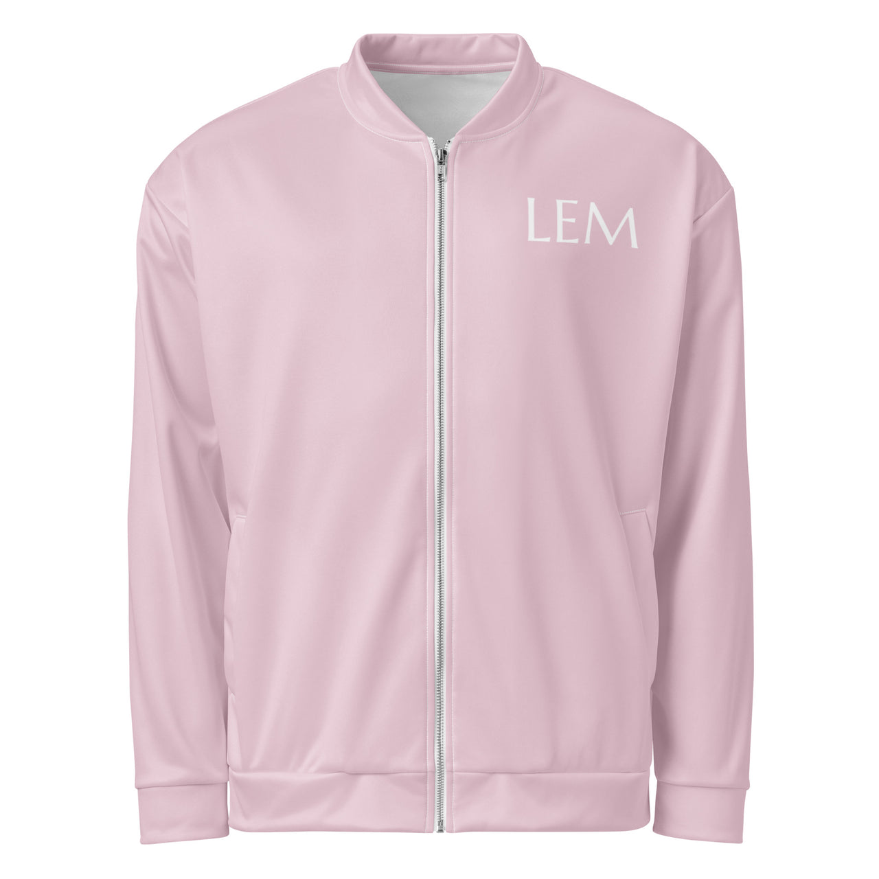 LEM Pink Lace Bomber Jacket - Modestly Vogue 