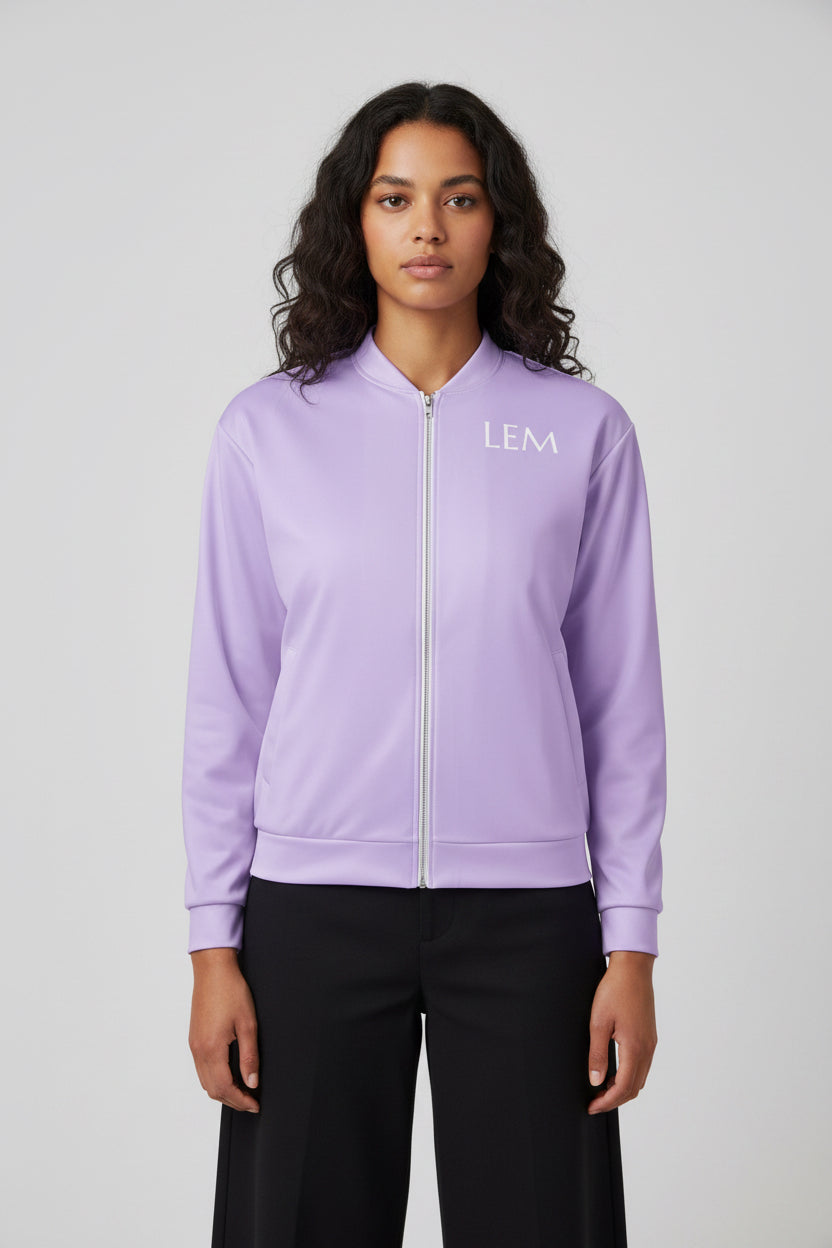 LEM Violet Veil Bomber Jacket