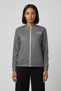 LEM Grey Bomber Jacket
