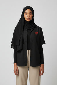 Unapologetic Black button Up shirt