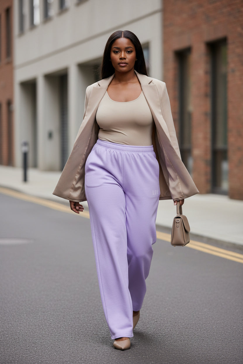 LEM Violet Veil Wide Leg Pants - Modestly Vogue 