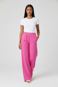 LEM Candy Pink Wide Leg Pants - Modestly Vogue 