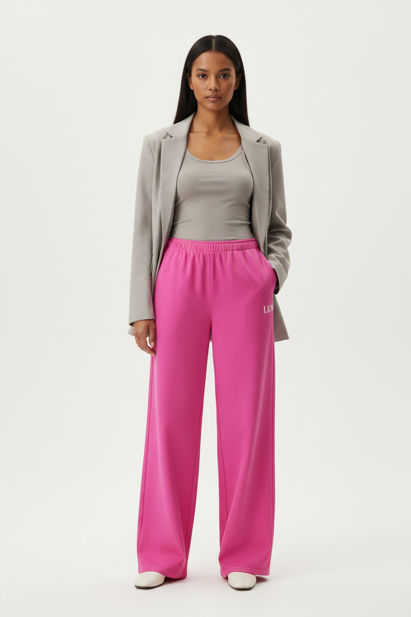 LEM Candy Pink Wide Leg Pants - Modestly Vogue 