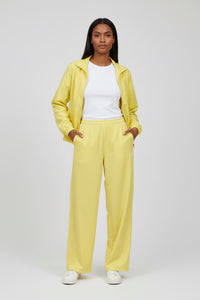 LEM Butter Yellow Wide Leg Pants - Modestly Vogue 