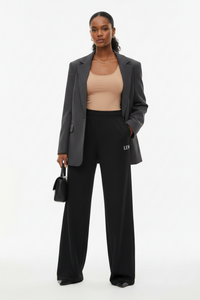 LEM Black Wide Leg Pants - Modestly Vogue 