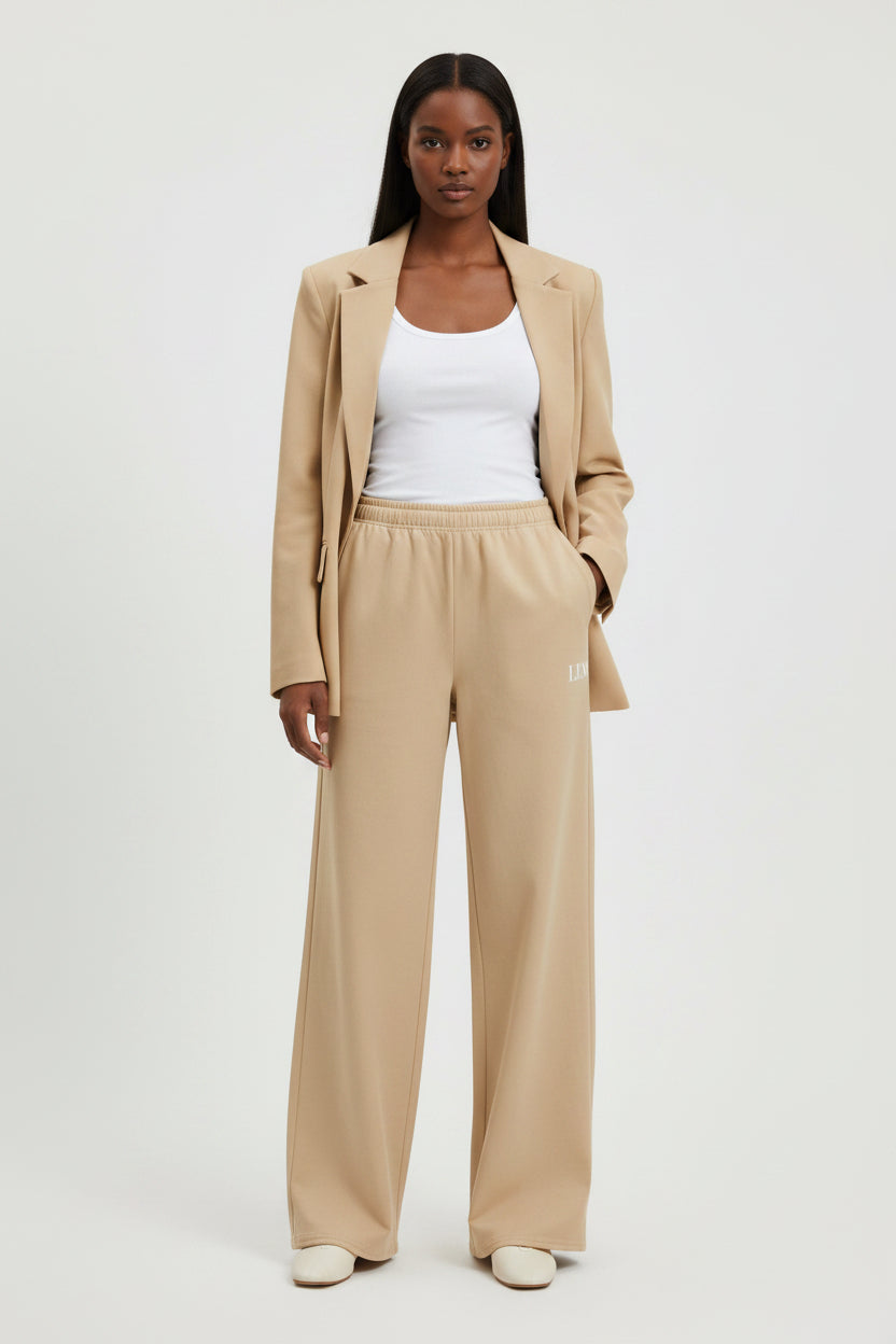 LEM Sand Wide Leg Pants - Modestly Vogue 