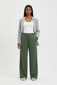 LEM Olive Wide Leg Pants - Modestly Vogue 