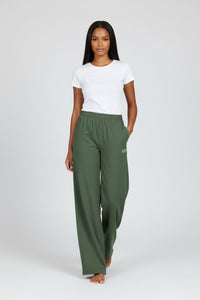 LEM Olive Wide Leg Pants - Modestly Vogue 