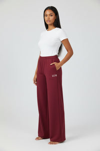 LEM Bordeaux Wide Leg Pants - Modestly Vogue 
