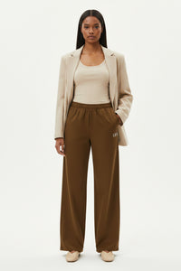 LEM Espresso Wide Leg Pants - Modestly Vogue 