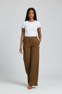LEM Espresso Wide Leg Pants - Modestly Vogue 