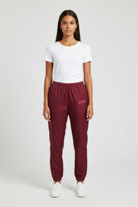 Burgundy LEM Track Pants - Modestly Vogue 