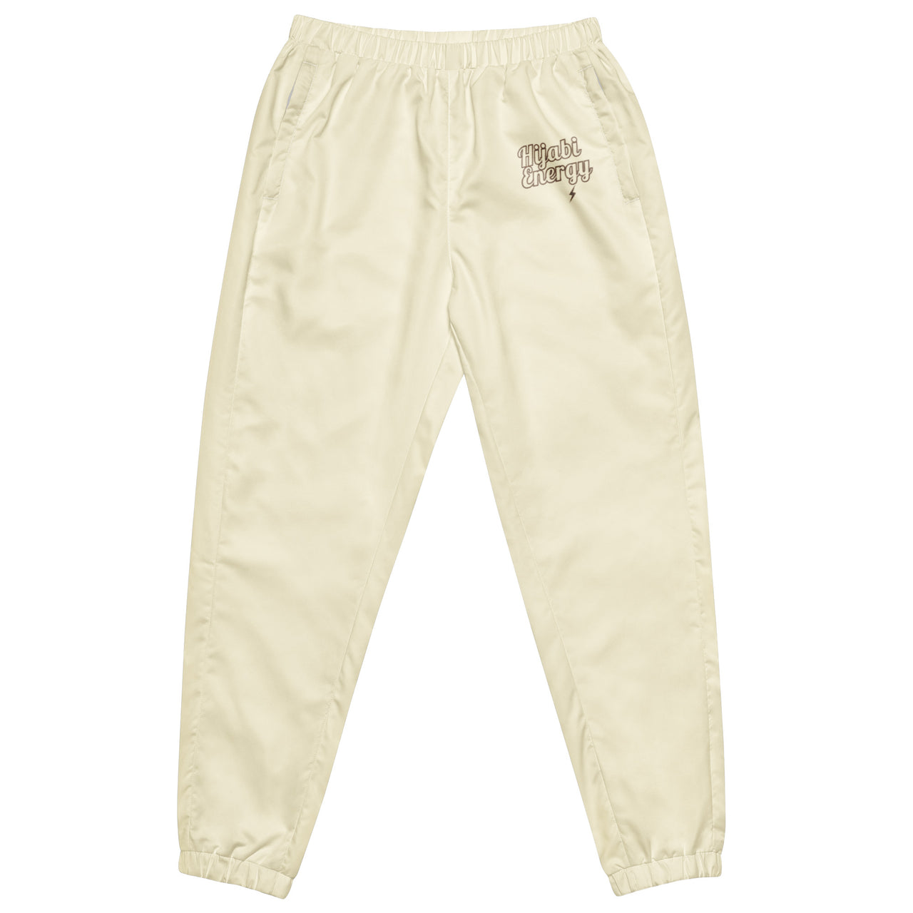Cream Spoken Energy™ Track Pants - Modestly Vogue 