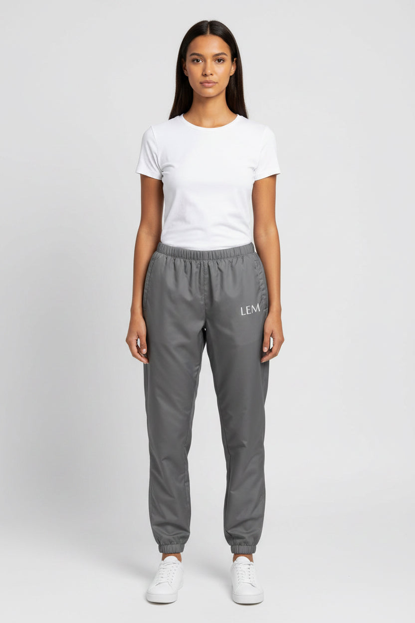 LEM Grey track pants - Modestly Vogue 
