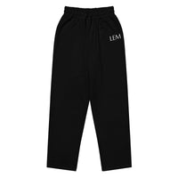LEM Black Wide-leg joggers - Modestly Vogue 