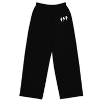Black Quiet Energy™  wide-leg pants - Modestly Vogue 
